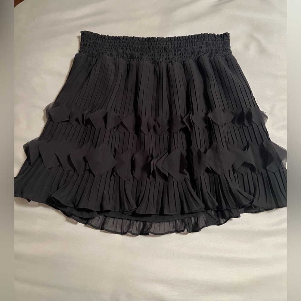 RAMY BROOK Black Ivory Betsy Skirt